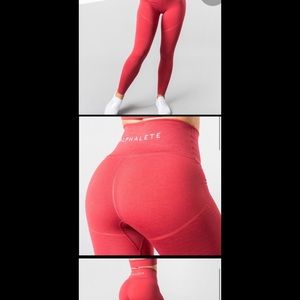 Alphalete Revival Leggings in Coral